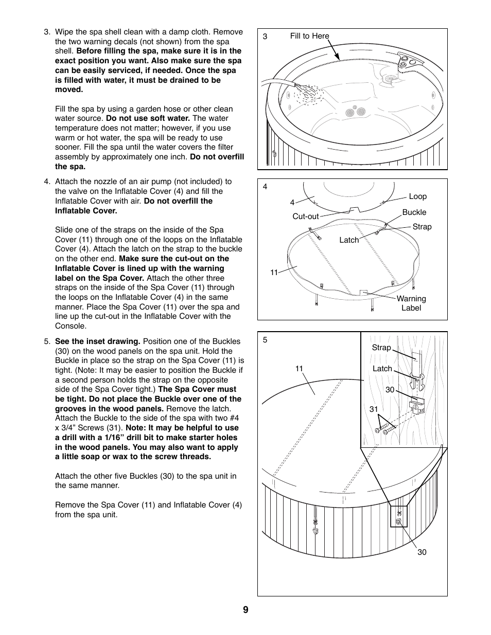 Weslo Daybreak 860 WLHS86090 User Manual | Page 9 / 20