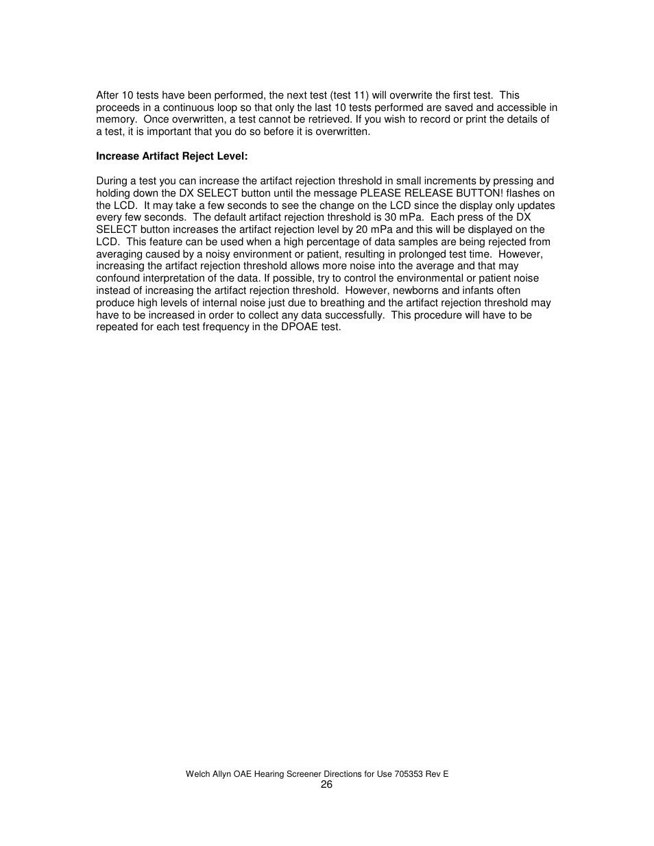 Welch Allyn REF 29400 User Manual | Page 27 / 54