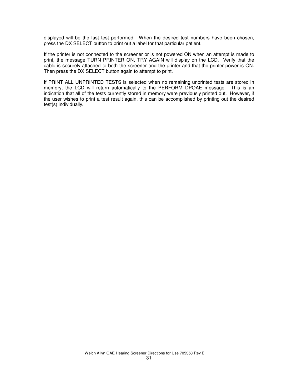 Welch Allyn REF 29400 User Manual | Page 32 / 54