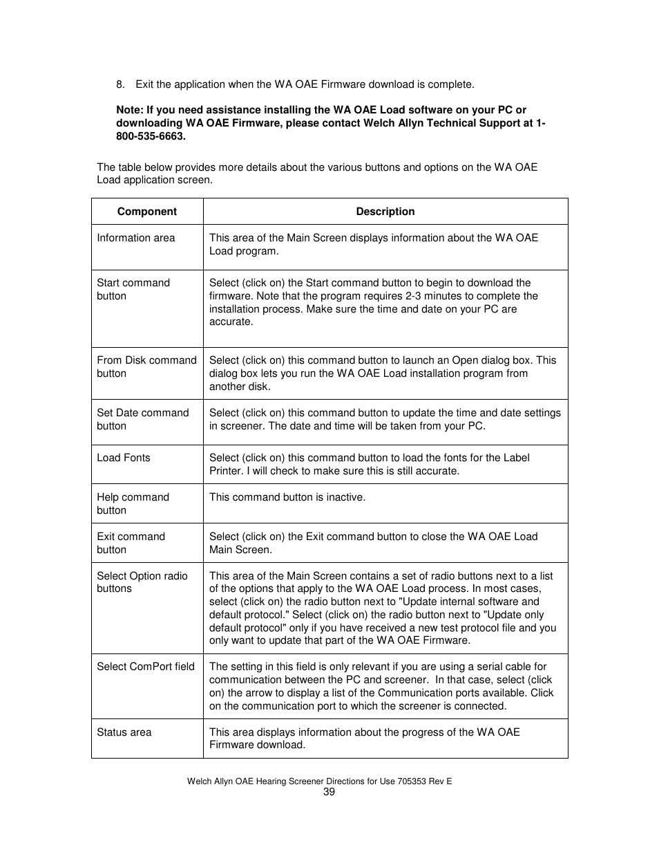 Welch Allyn REF 29400 User Manual | Page 40 / 54