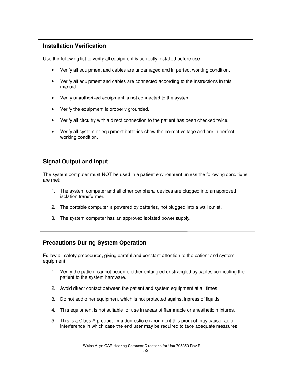Welch Allyn REF 29400 User Manual | Page 53 / 54