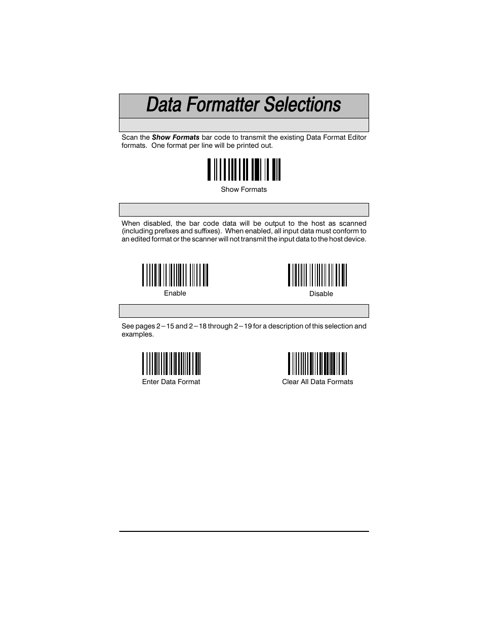 Require data format, Data format editor status check | Welch Allyn SCANTEAM 3400PDF User Manual | Page 37 / 94