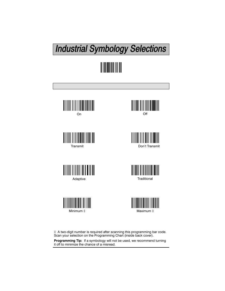 Codabar selection | Welch Allyn SCANTEAM 3400PDF User Manual | Page 50 / 94
