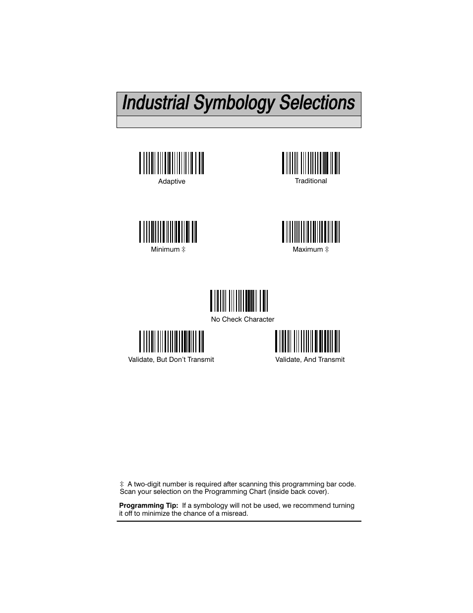 Code 39 selection, continued | Welch Allyn SCANTEAM 3400PDF User Manual | Page 53 / 94