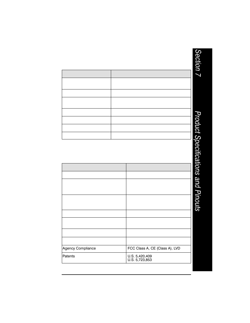 Scanteam 3400pdf product specifications, Environmental specifications, Electrical specifications | Welch Allyn SCANTEAM 3400PDF User Manual | Page 75 / 94