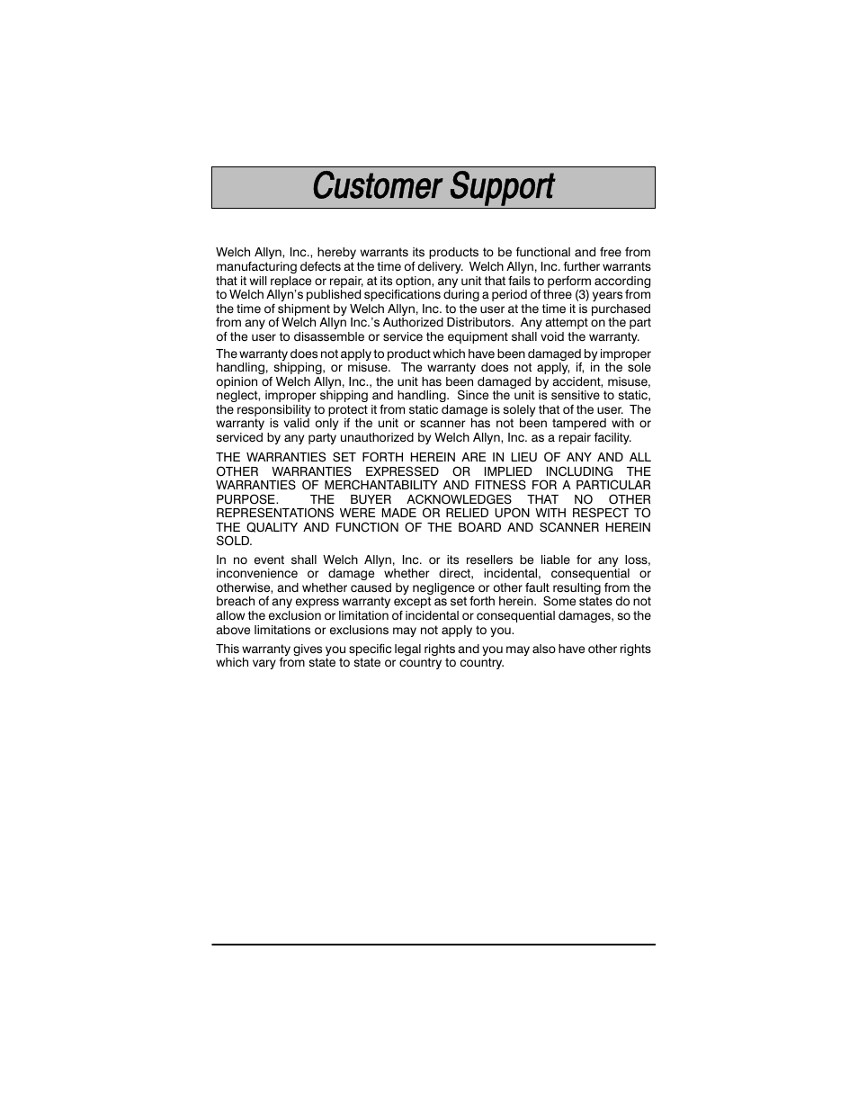 Welch Allyn SCANTEAM 3400PDF User Manual | Page 85 / 94