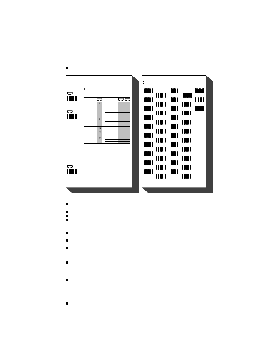 System, Guide, Use this page | Bar code chart, Sample menu page, Escape | Welch Allyn 2380 User Manual | Page 5 / 26