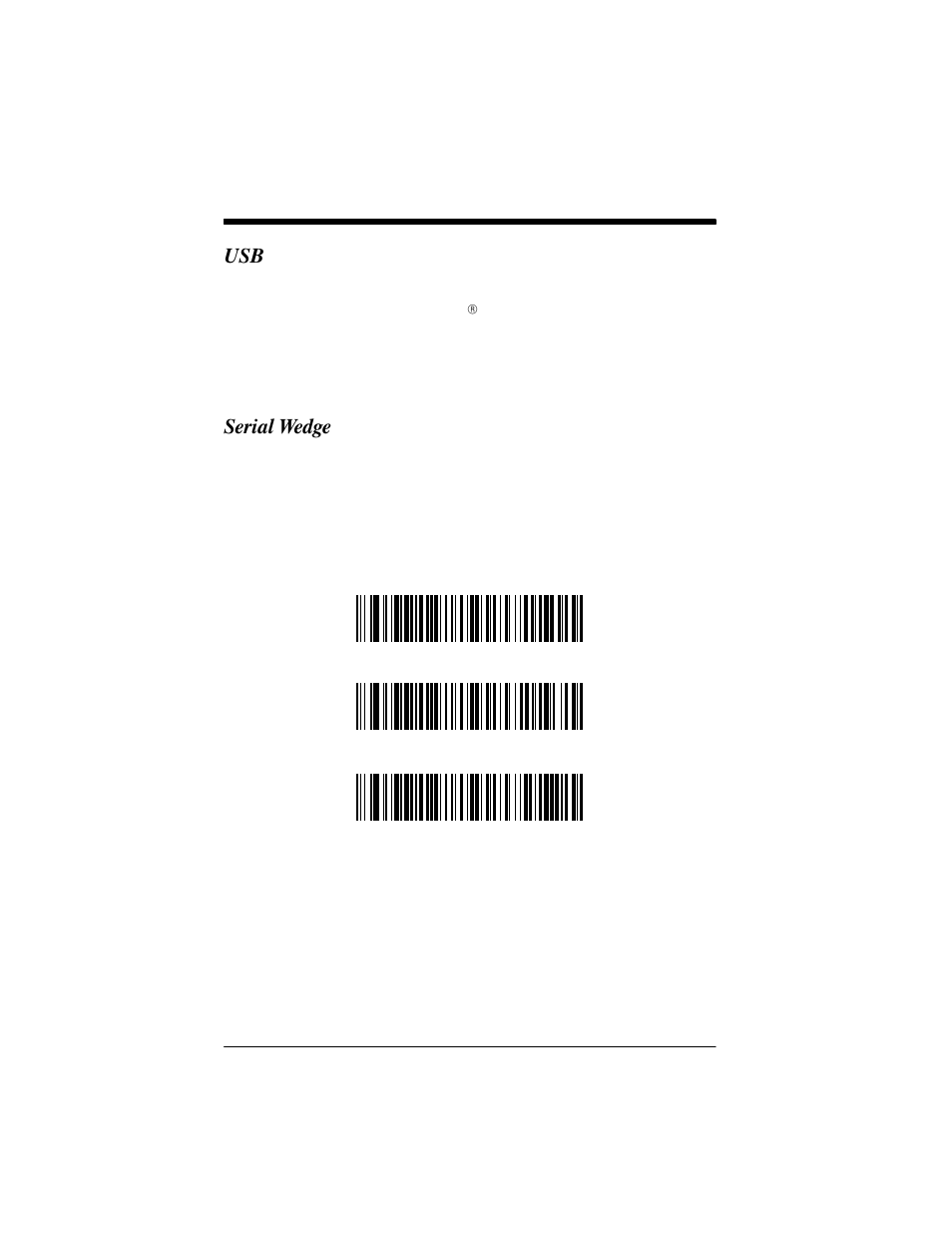 Serial wedge | Welch Allyn IMAGETEAM 3800 User Manual | Page 14 / 132