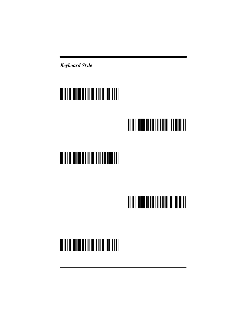 Keyboard style | Welch Allyn IMAGETEAM 3800 User Manual | Page 19 / 132