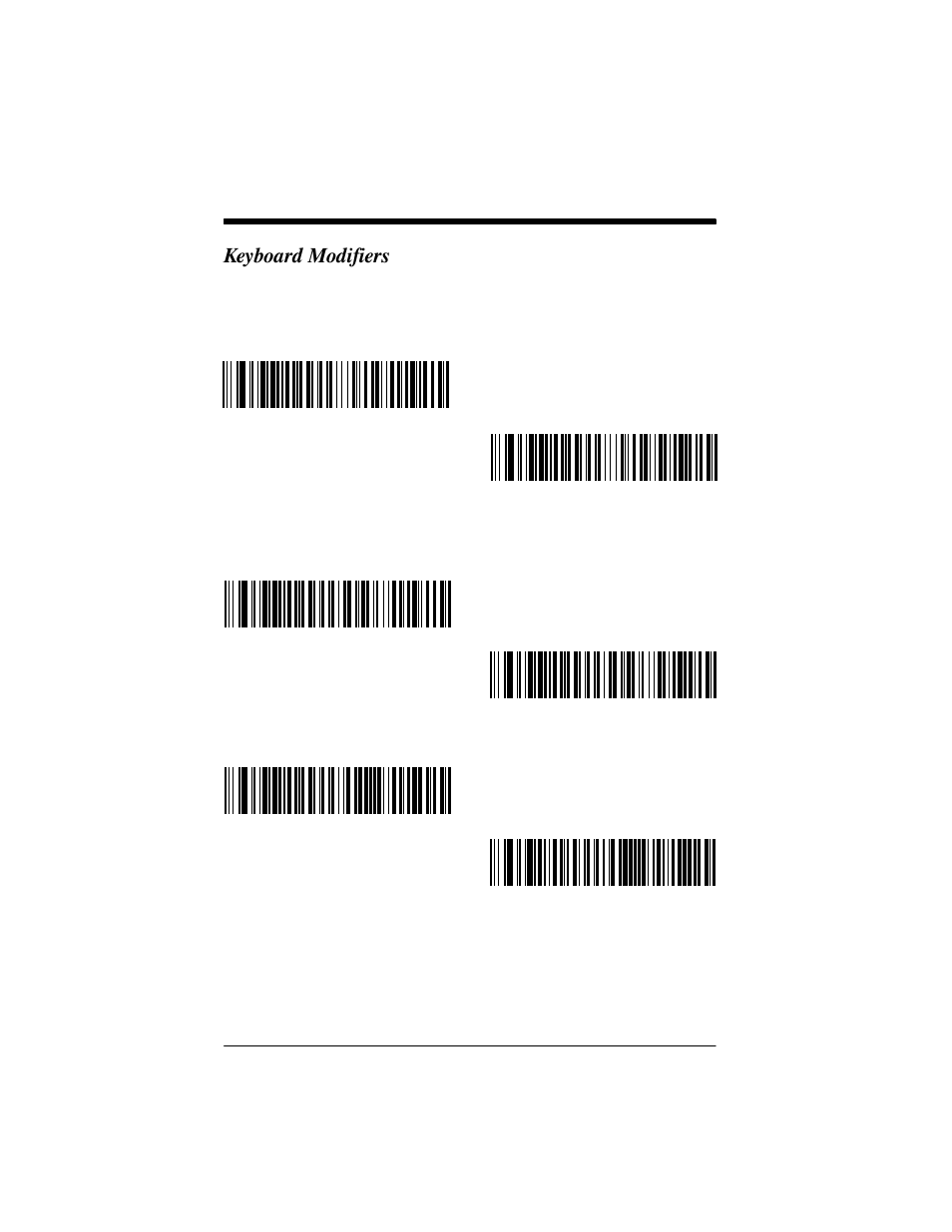 Keyboard modifiers | Welch Allyn IMAGETEAM 3800 User Manual | Page 20 / 132
