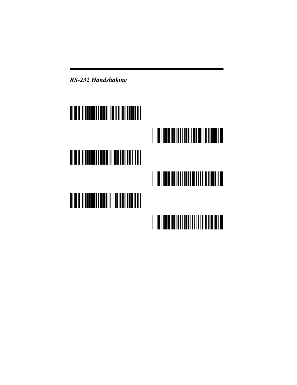 Rsć232 handshaking | Welch Allyn IMAGETEAM 3800 User Manual | Page 26 / 132