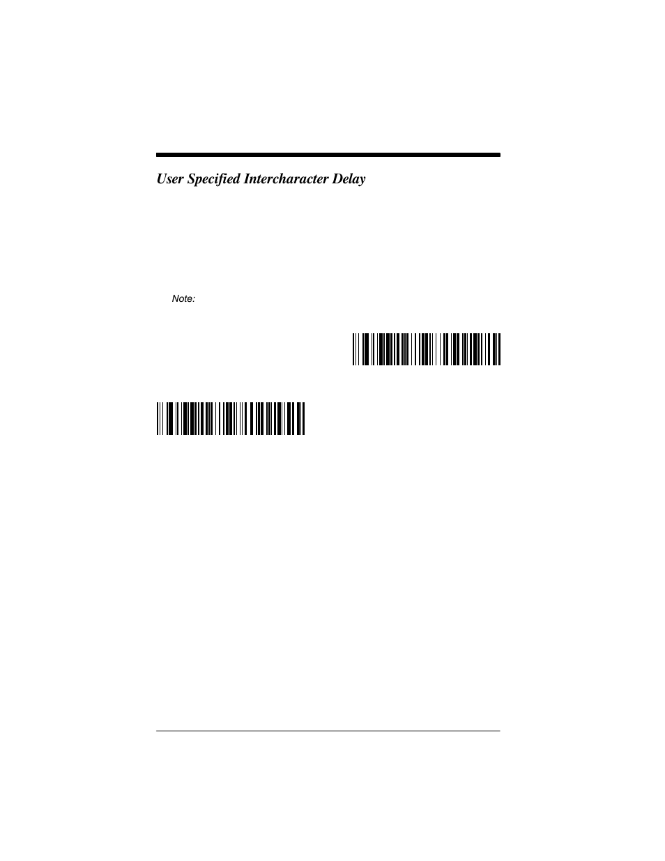 User specified intercharacter delay | Welch Allyn IMAGETEAM 3800 User Manual | Page 44 / 132
