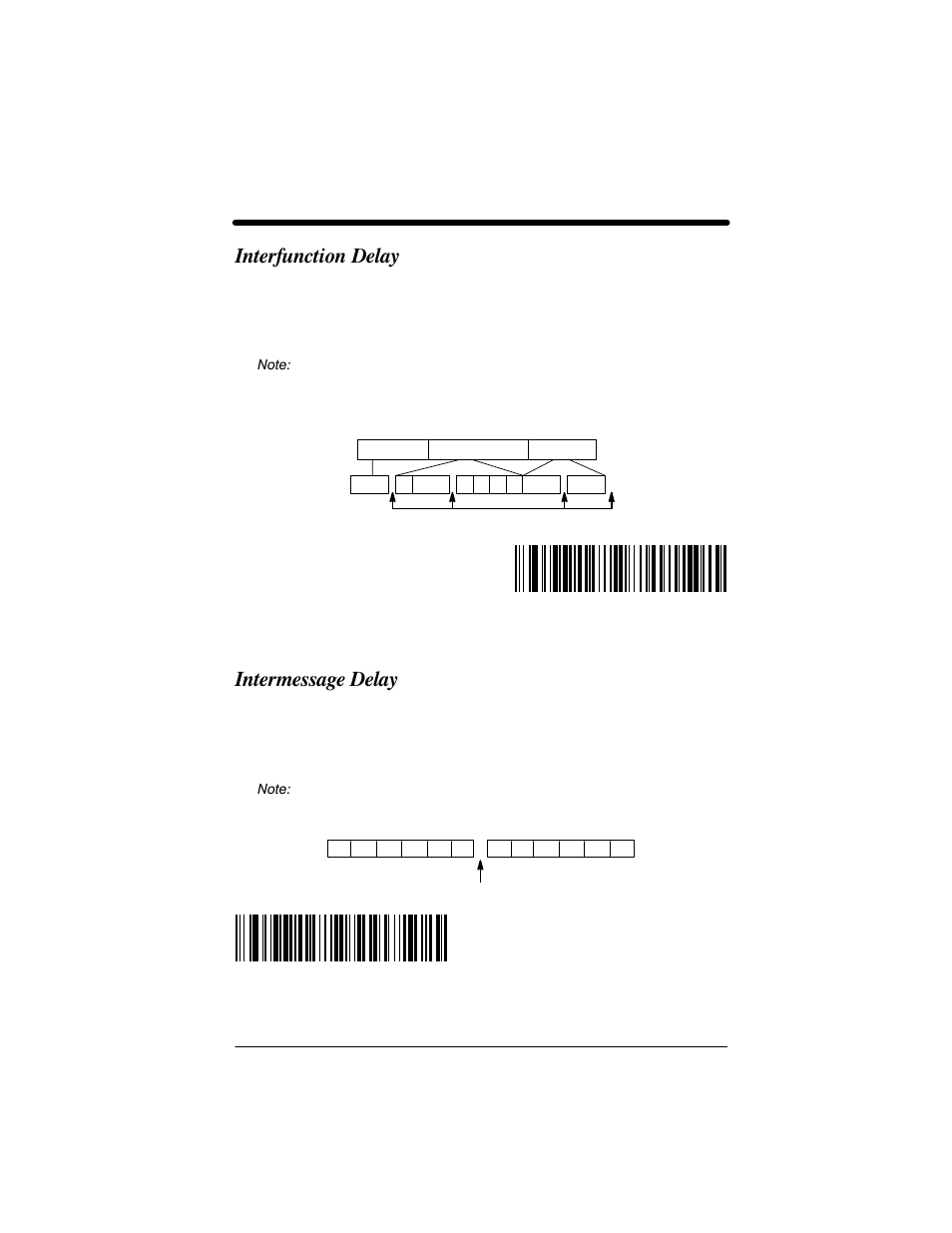 Interfunction delay, Intermessage delay | Welch Allyn IMAGETEAM 3800 User Manual | Page 45 / 132