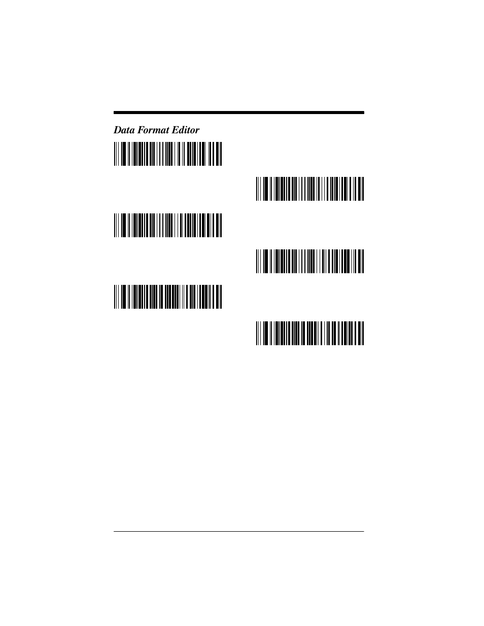 Data format editor | Welch Allyn IMAGETEAM 3800 User Manual | Page 50 / 132