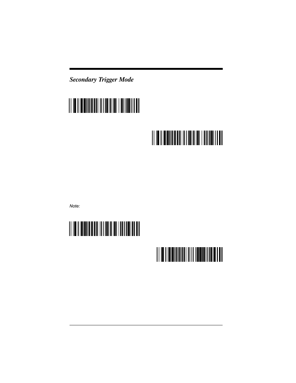 Secondary trigger mode | Welch Allyn IMAGETEAM 3800 User Manual | Page 56 / 132