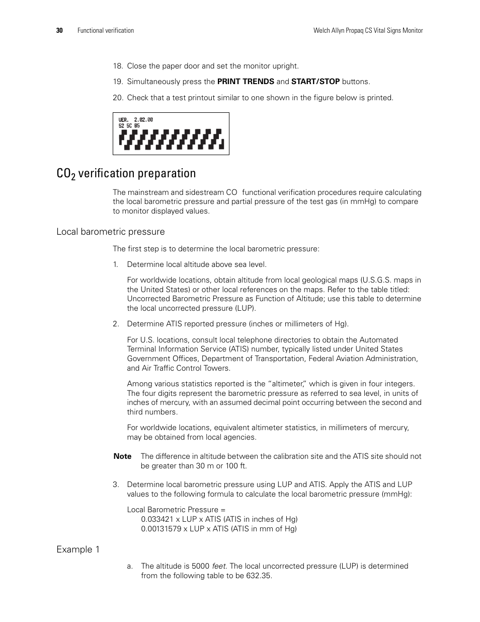 Verification preparation | Welch Allyn PROPAQ CS User Manual | Page 34 / 142