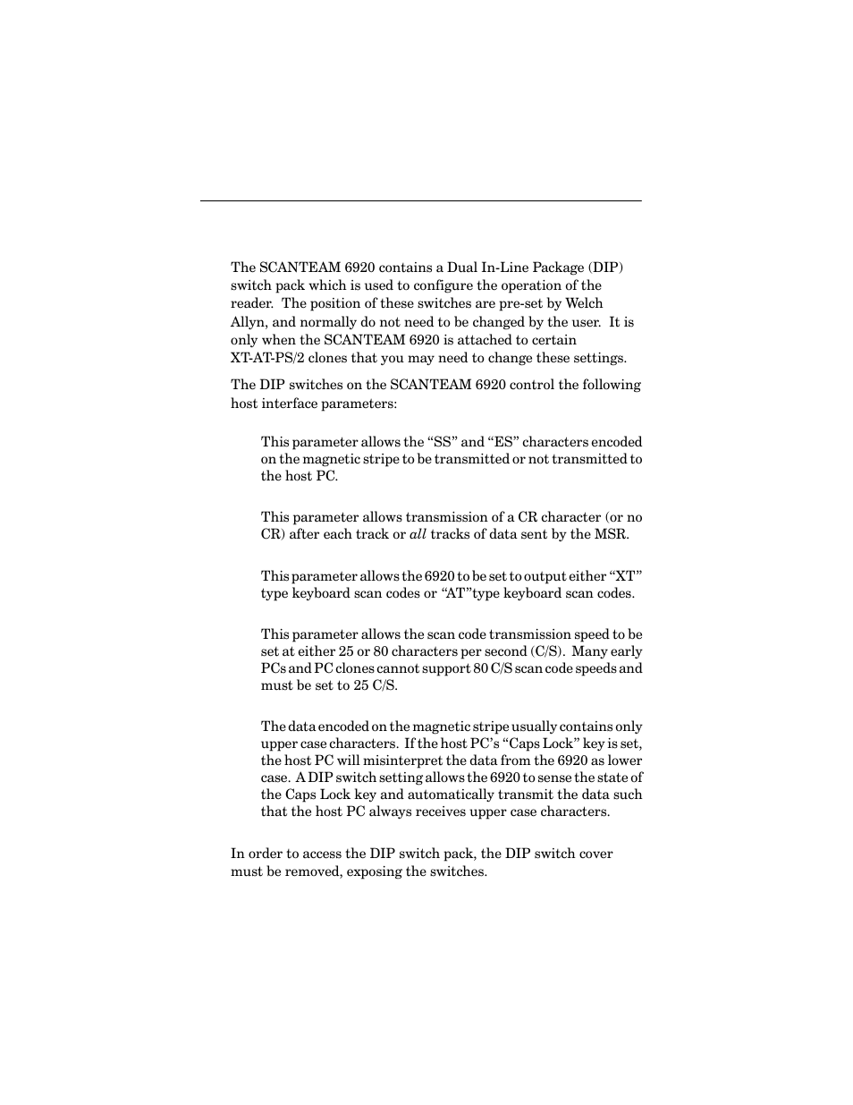 Welch Allyn SCANTEAM 6920 User Manual | Page 11 / 23