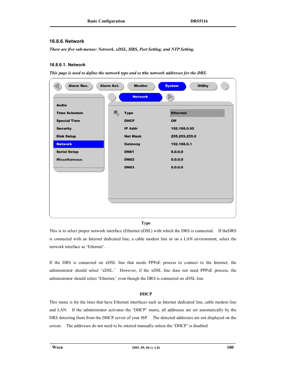 Wren Associates DRS5016 User Manual | Page 100 / 112
