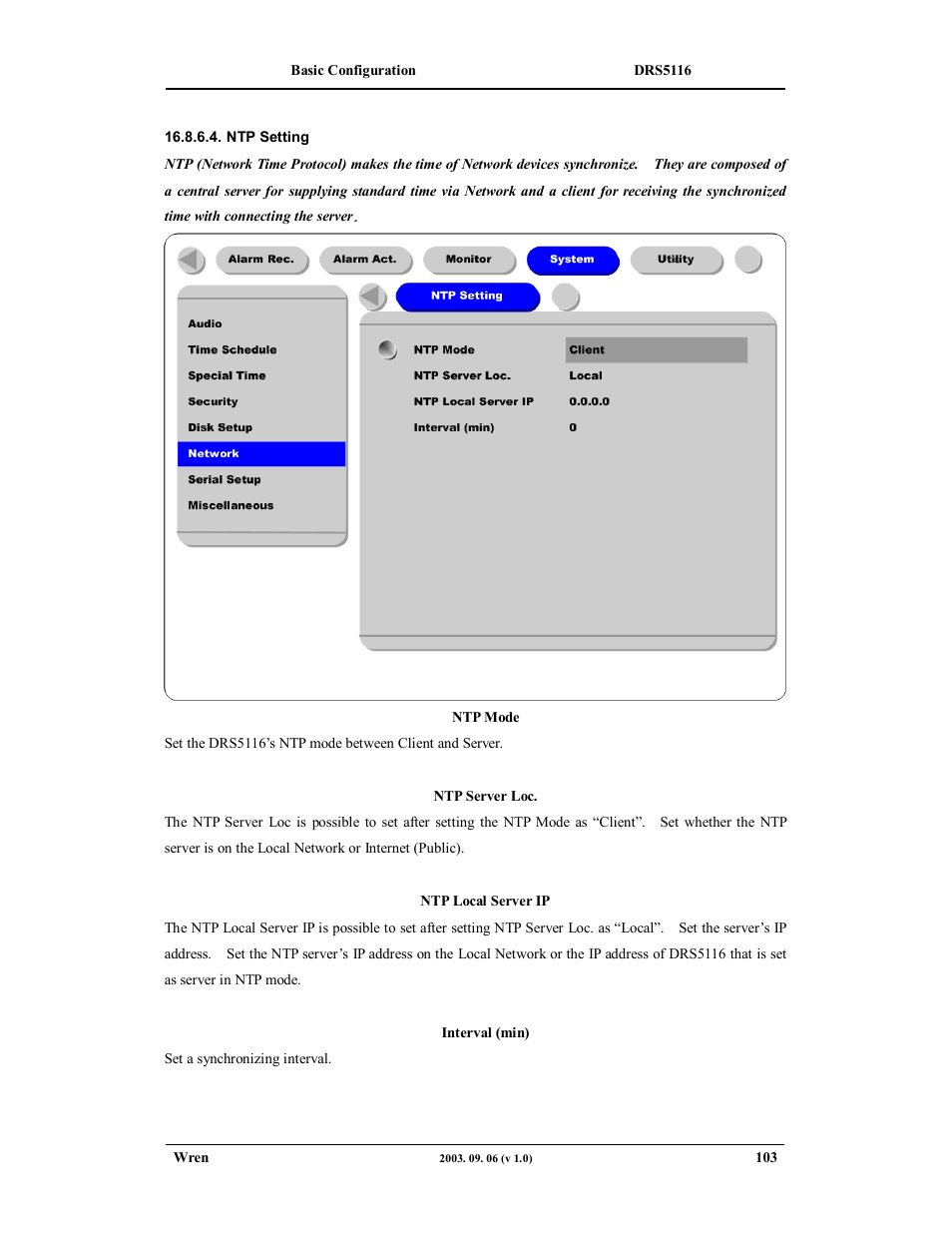 Wren Associates DRS5016 User Manual | Page 103 / 112