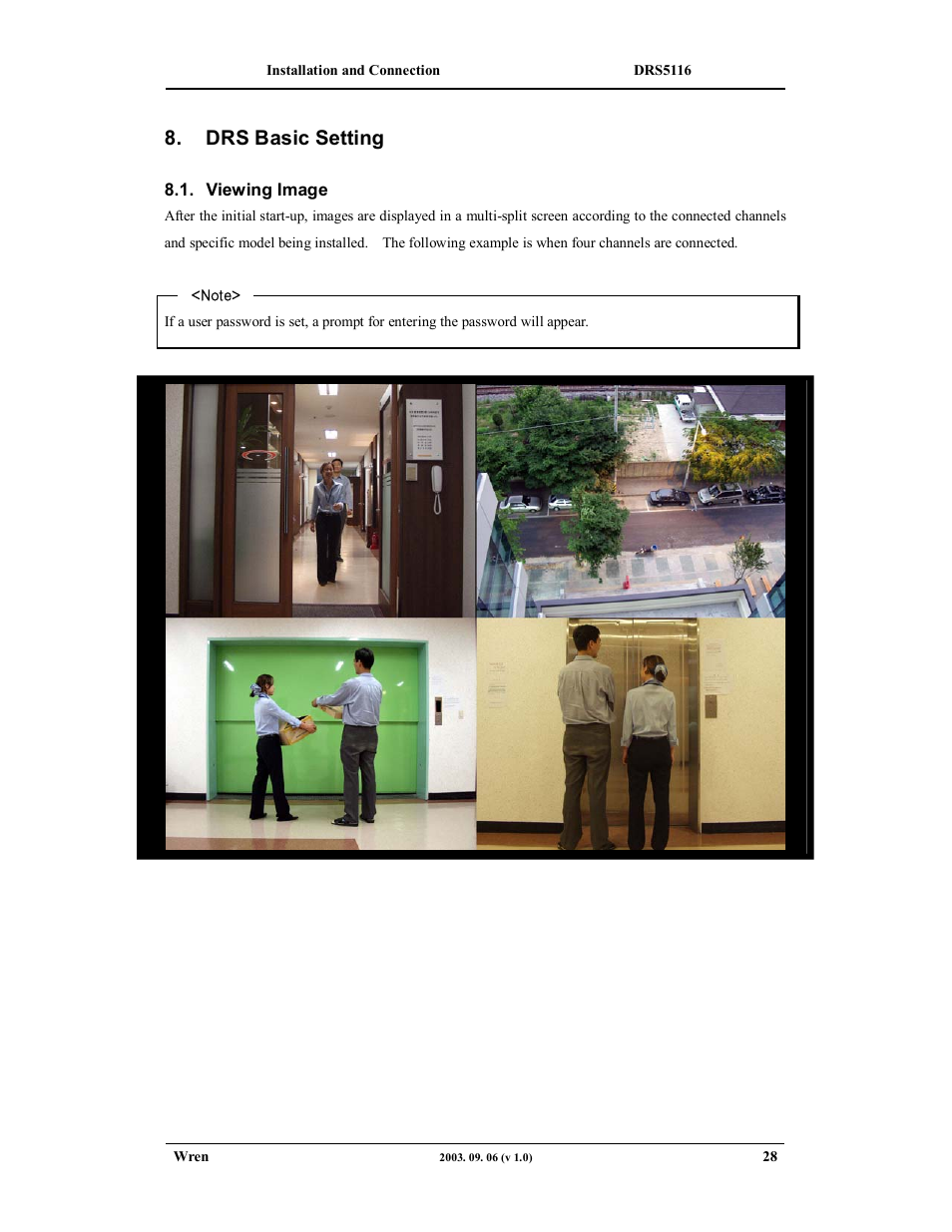 Drs basic setting | Wren Associates DRS5016 User Manual | Page 28 / 112