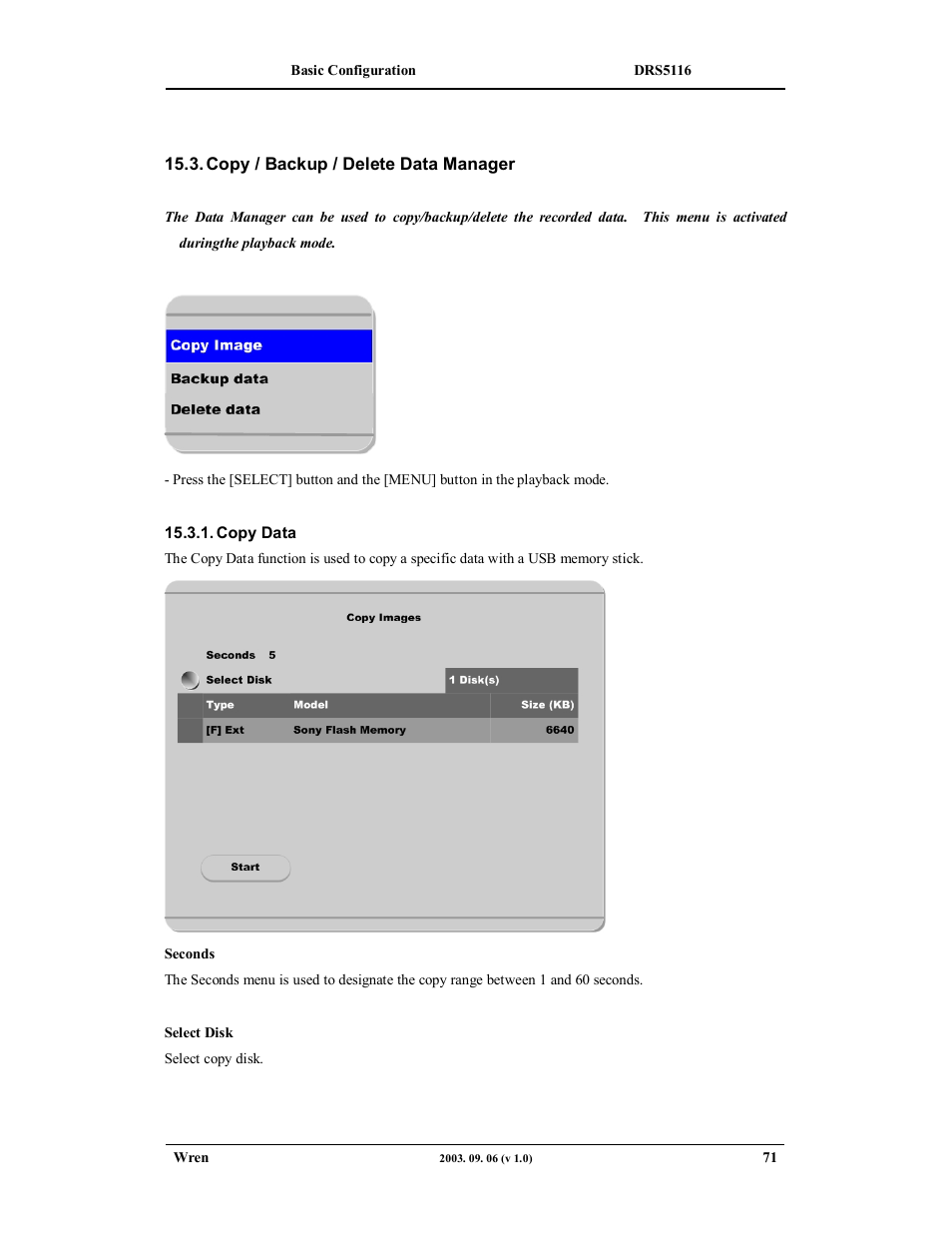 Wren Associates DRS5016 User Manual | Page 71 / 112