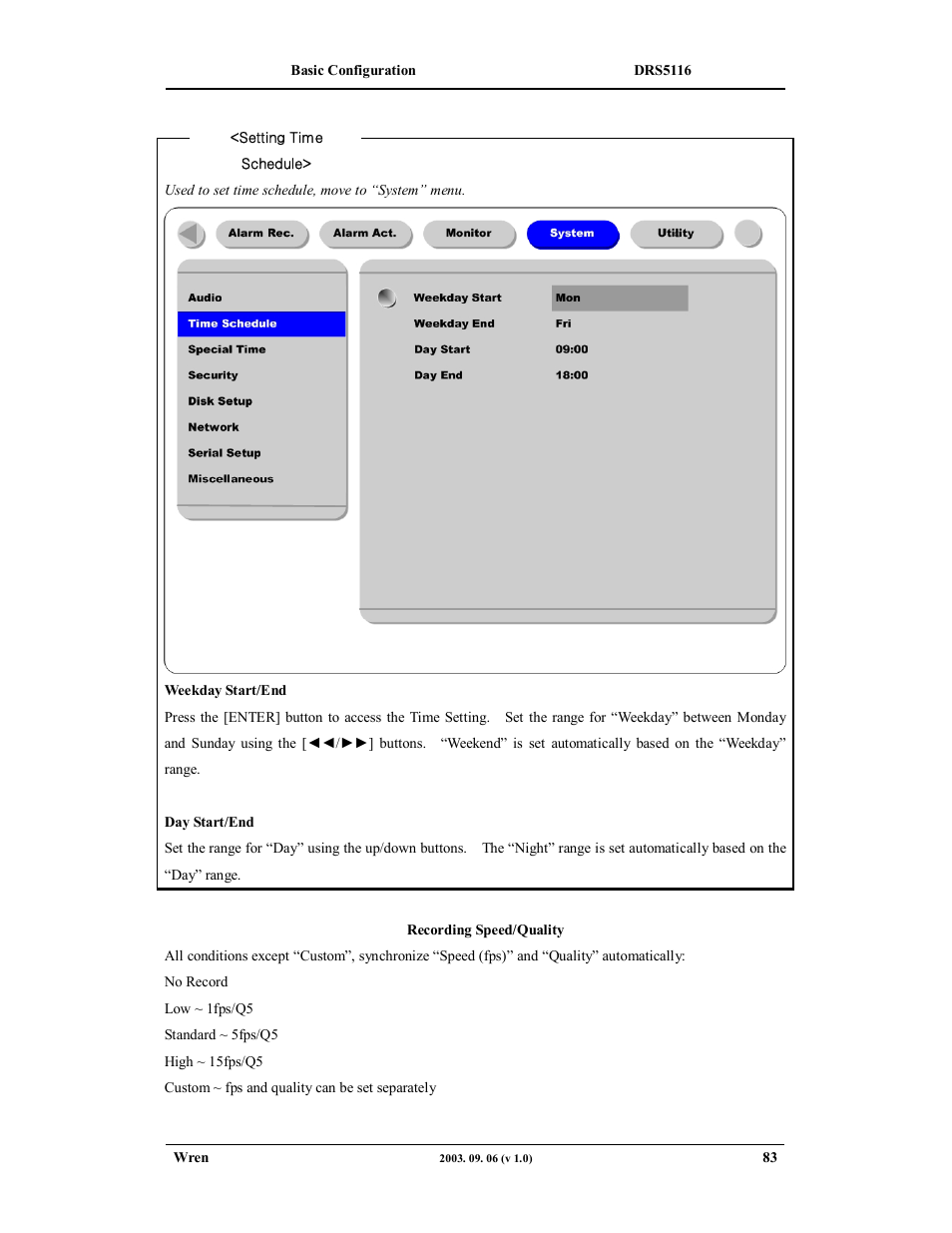 Wren Associates DRS5016 User Manual | Page 83 / 112