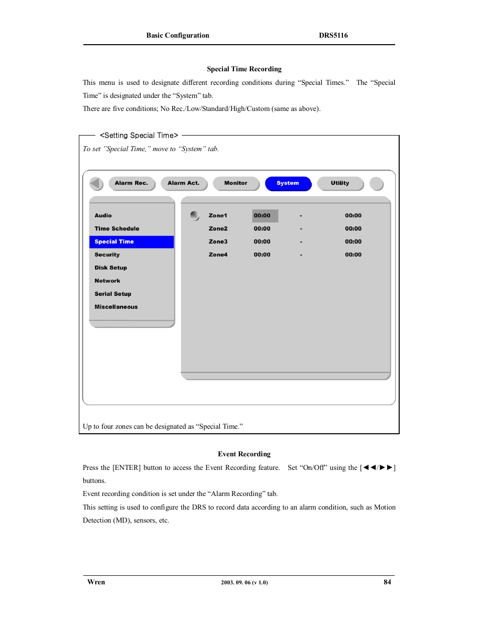 Wren Associates DRS5016 User Manual | Page 84 / 112