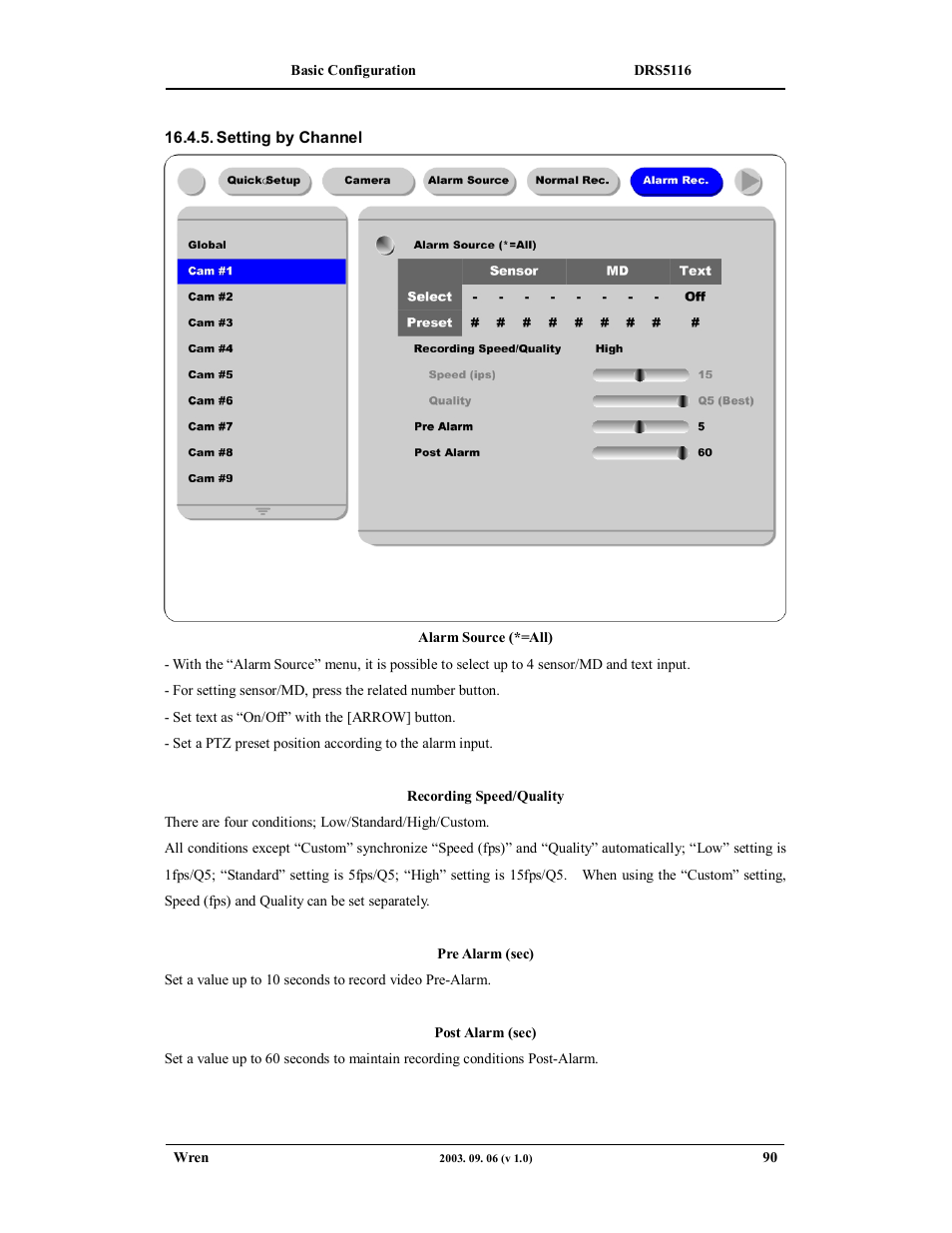 Wren Associates DRS5016 User Manual | Page 90 / 112