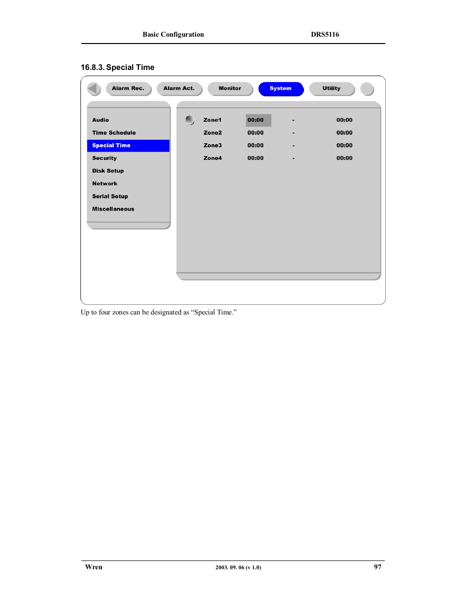 Wren Associates DRS5016 User Manual | Page 97 / 112