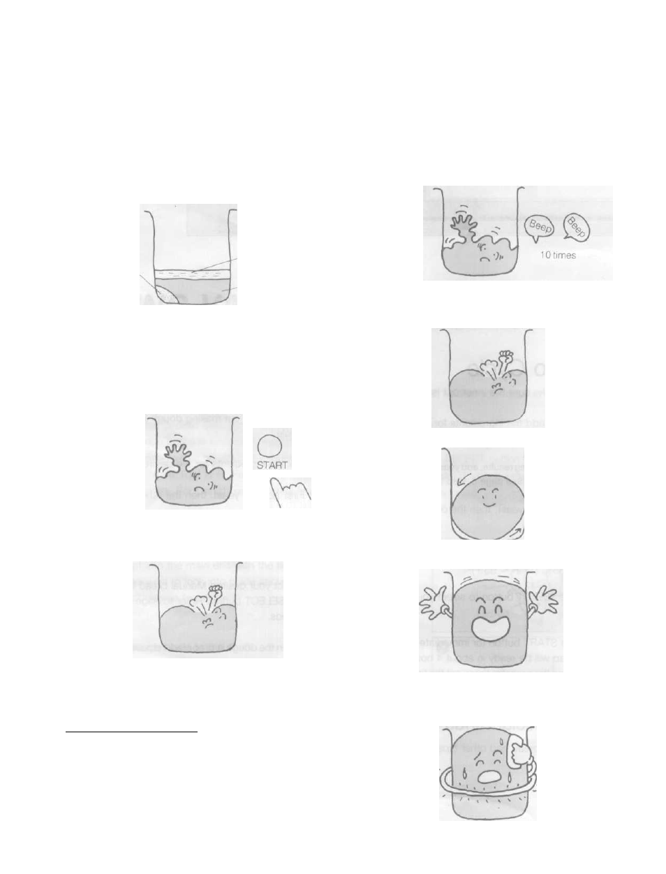 Baking process, Making dough, Rising of dough | Baking | Welbilt ABM-1OO-4 User Manual | Page 8 / 17
