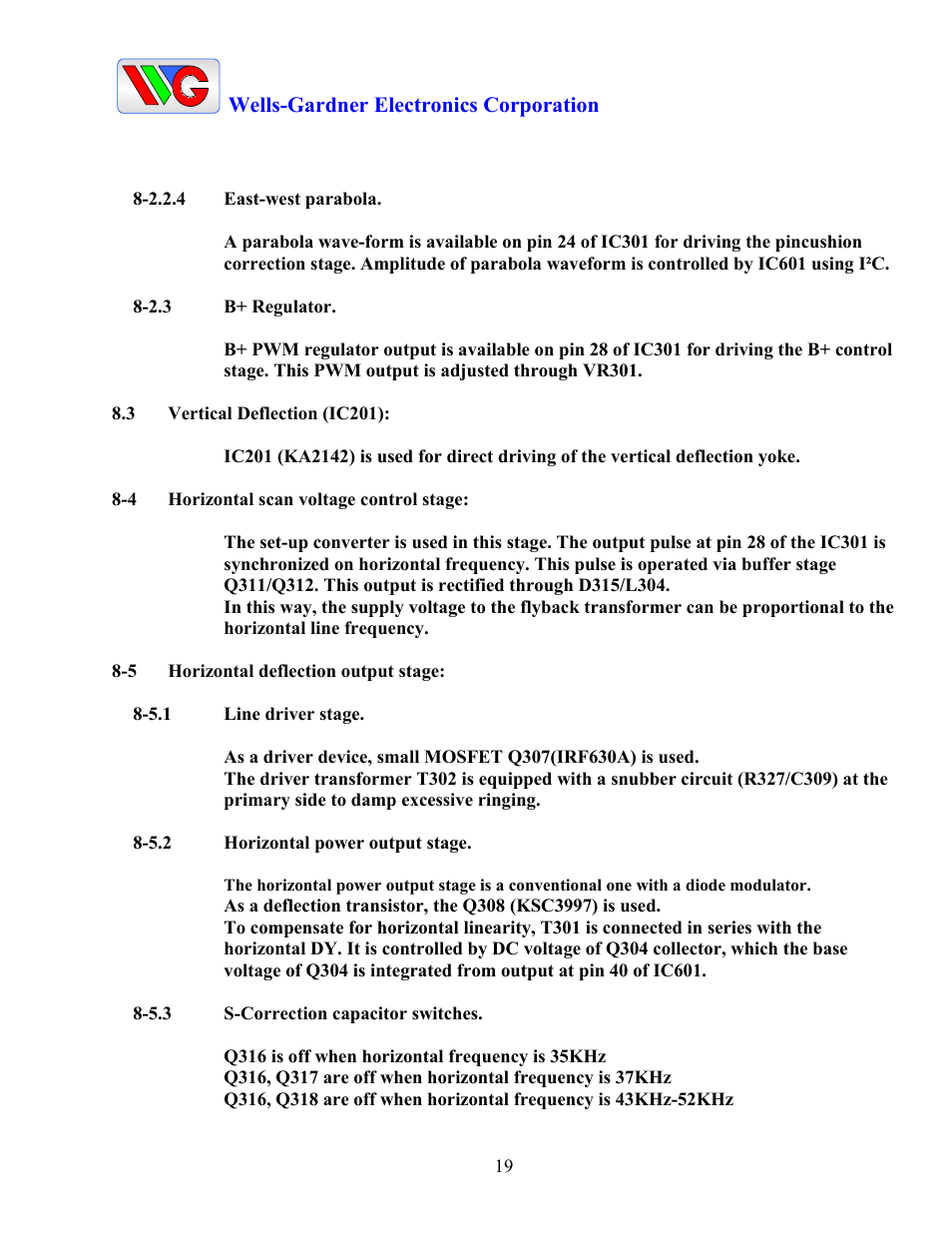 Wells-Gardner D9300 Series User Manual | Page 21 / 28