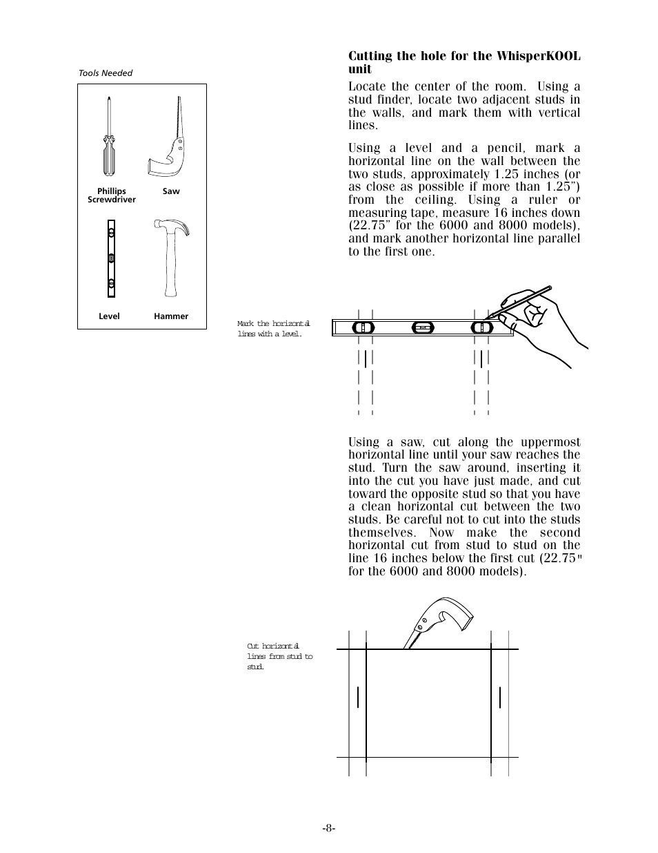 WhisperKool 17-1103 User Manual | Page 10 / 36