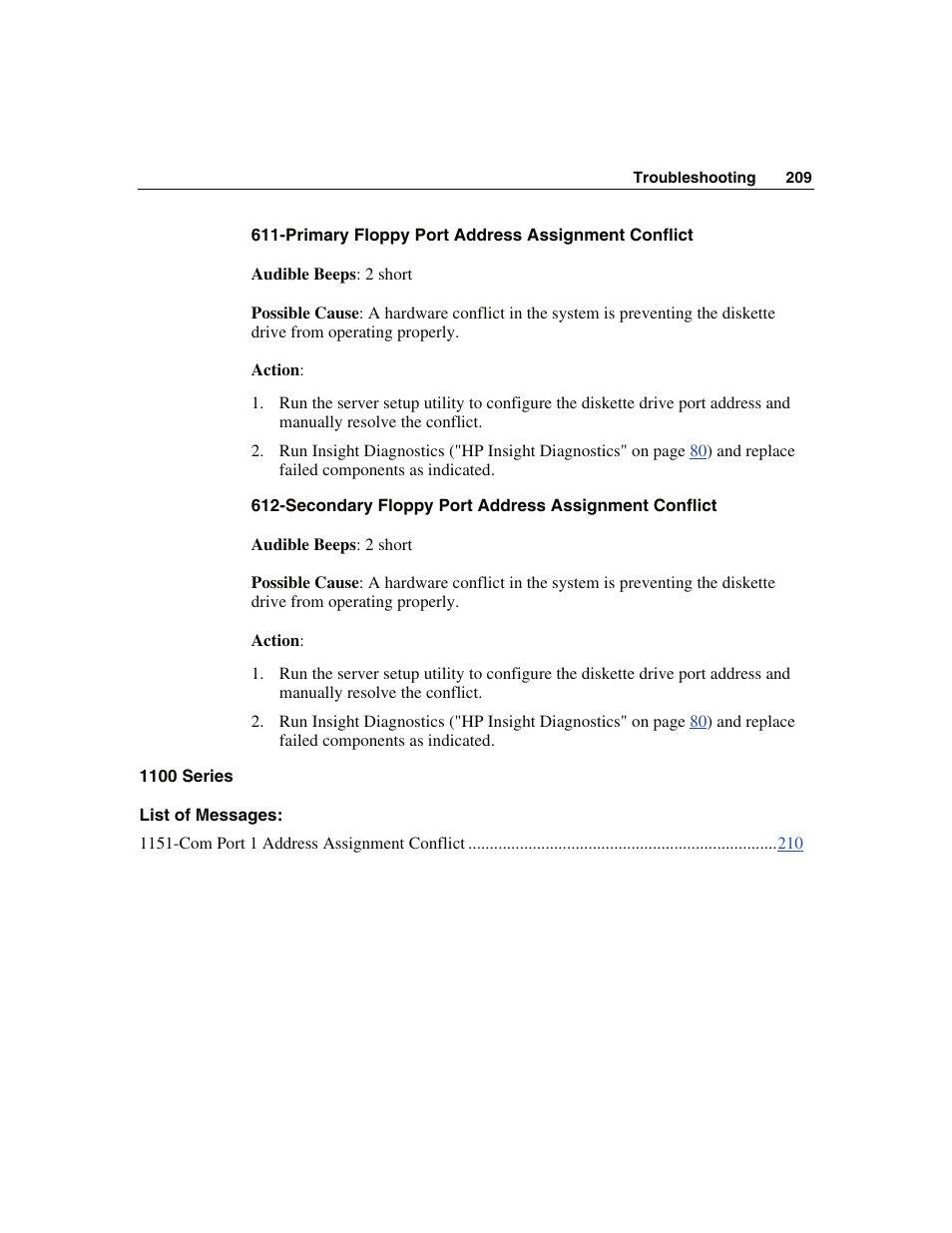 1100 series | WHP Wireless DL360 User Manual | Page 209 / 246