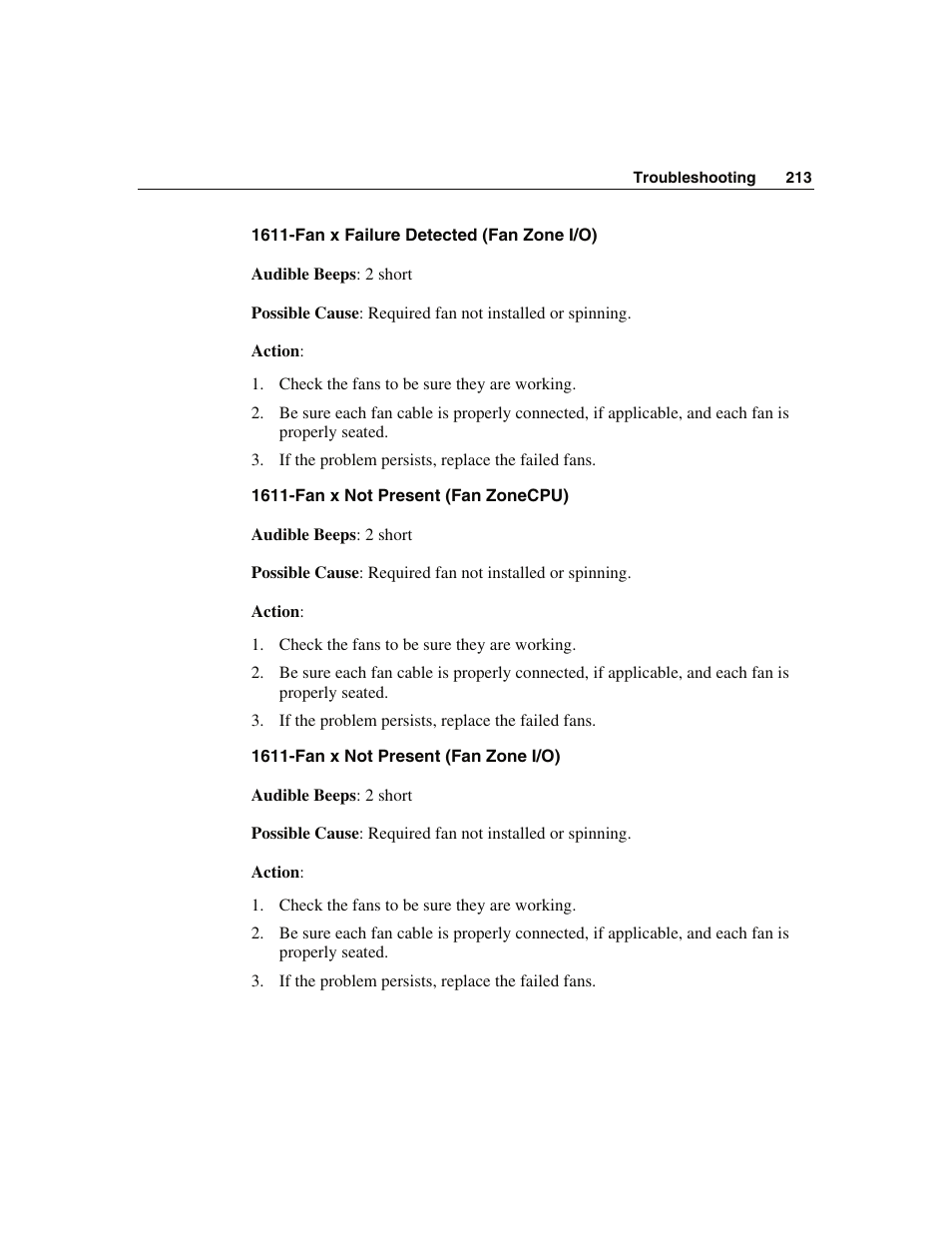 T present (fan zonecpu) | WHP Wireless DL360 User Manual | Page 213 / 246