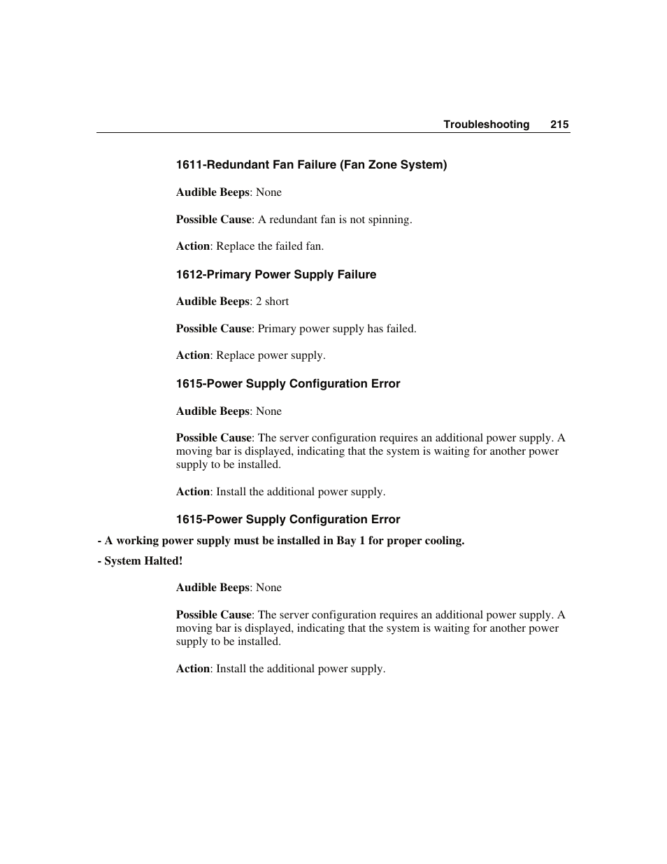 Guration error | WHP Wireless DL360 User Manual | Page 215 / 246