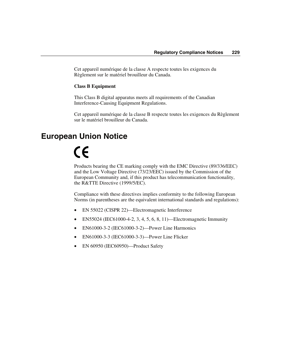 European union notice | WHP Wireless DL360 User Manual | Page 229 / 246