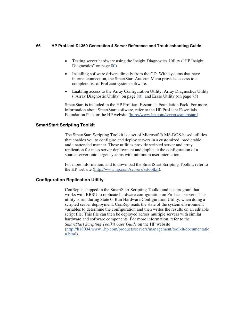 Smartstart scripting toolkit, Configuration replication utility | WHP Wireless DL360 User Manual | Page 66 / 246