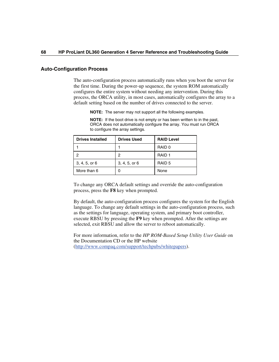 Auto-configuration process | WHP Wireless DL360 User Manual | Page 68 / 246