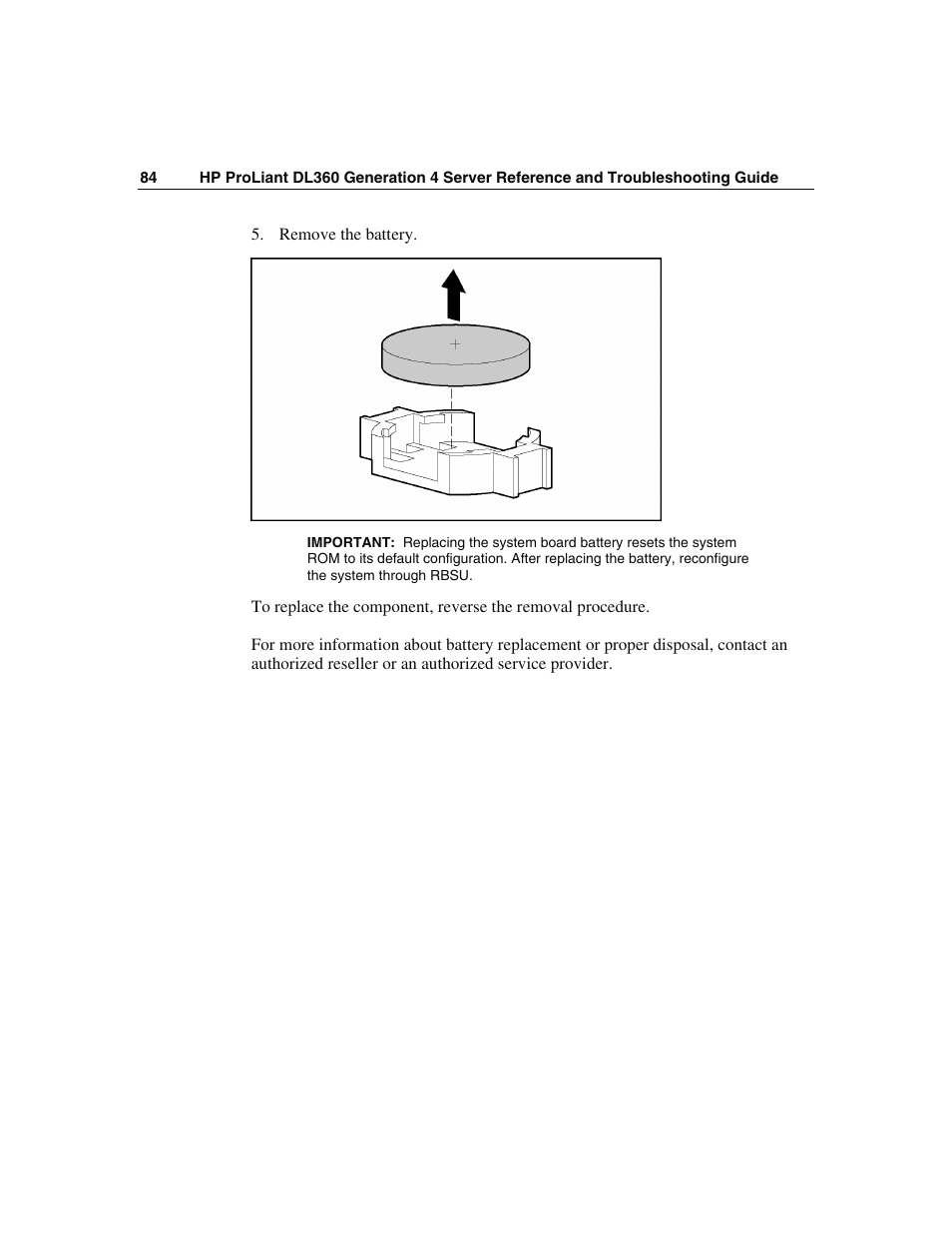 Remove the battery | WHP Wireless DL360 User Manual | Page 84 / 246