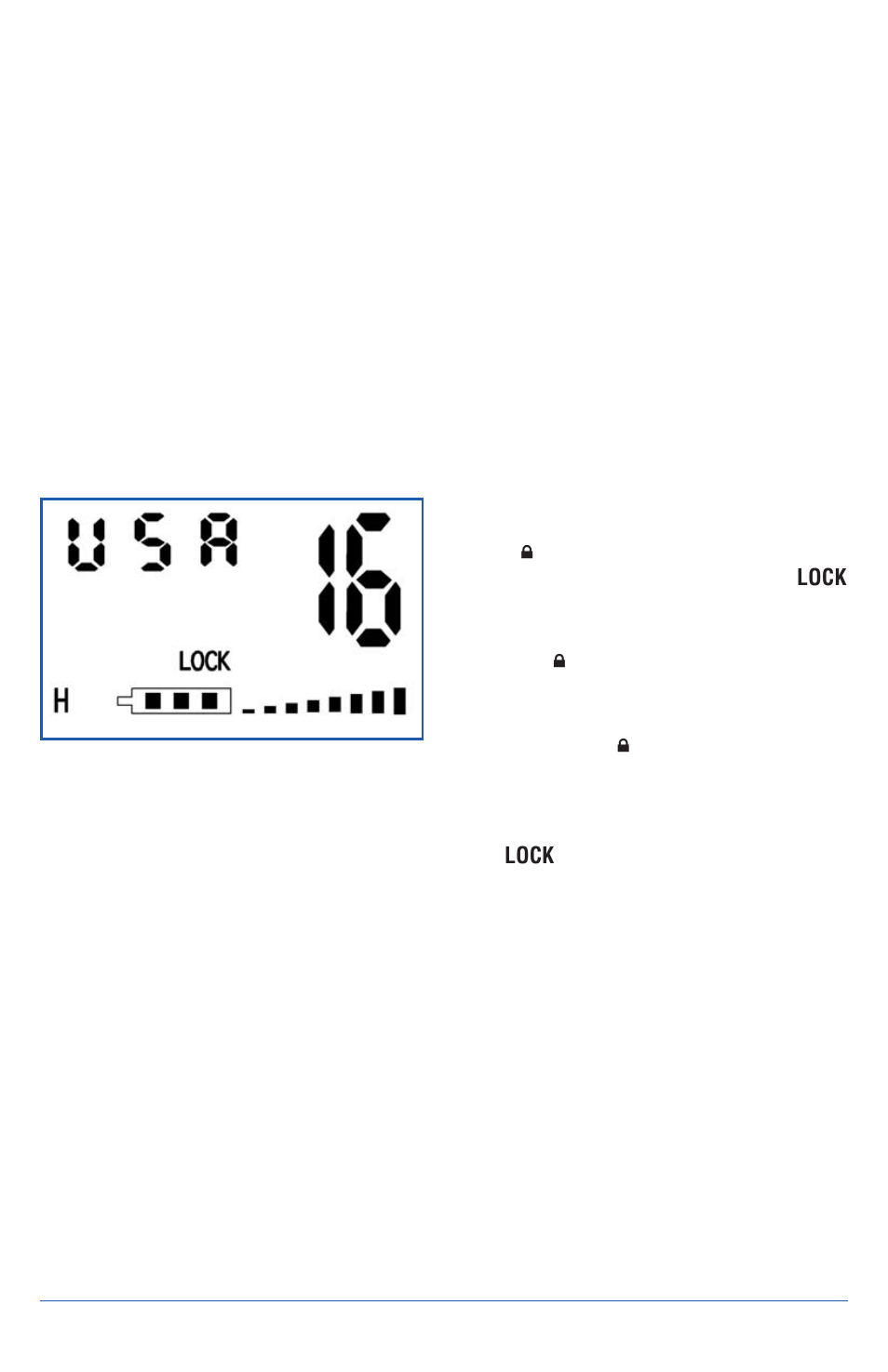 Auto back-light, Keypad lock | West Marine VHF50 User Manual | Page 11 / 20