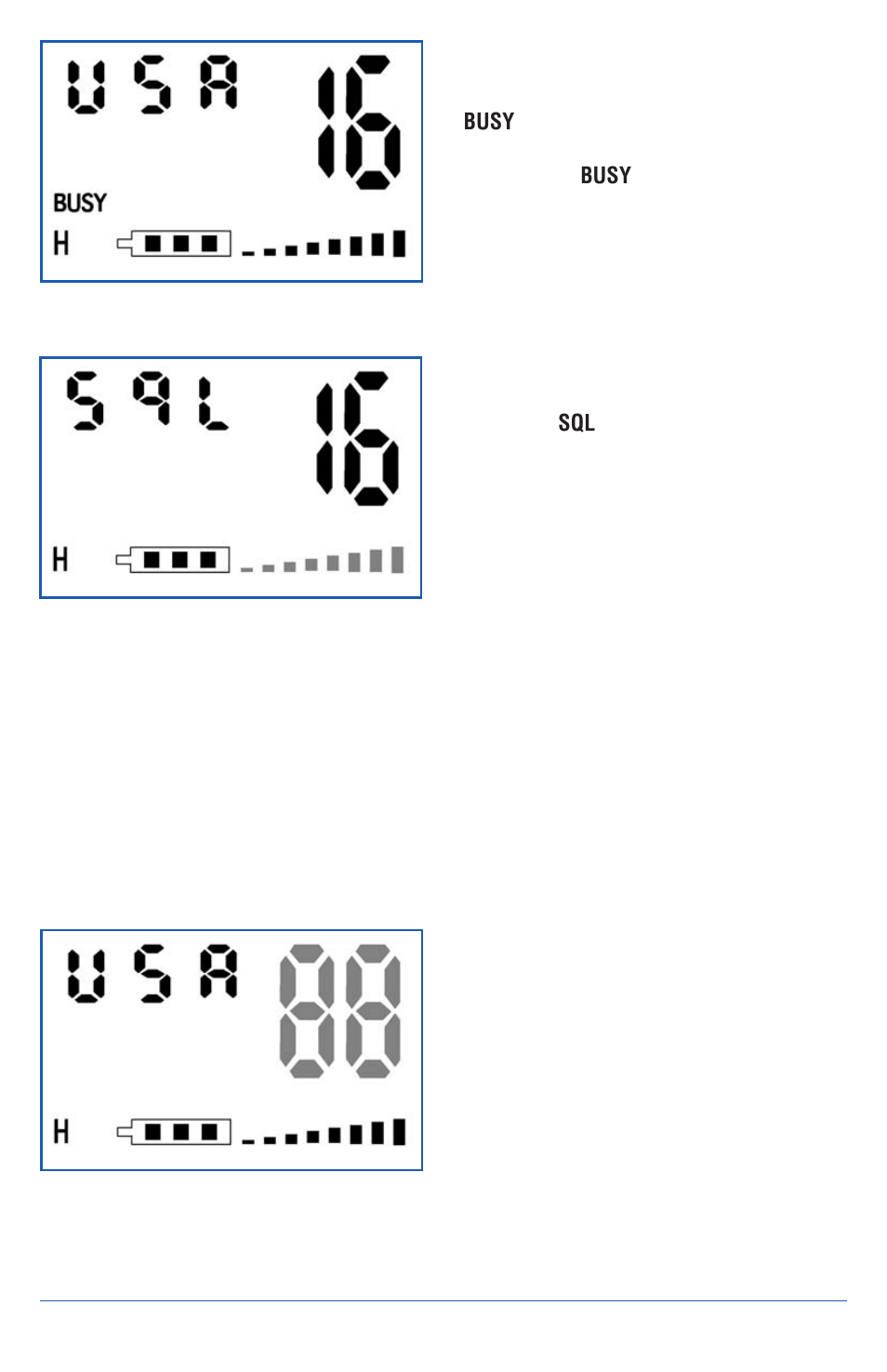 Receive mode, Squelch control, Changing channels | West Marine VHF50 User Manual | Page 4 / 20