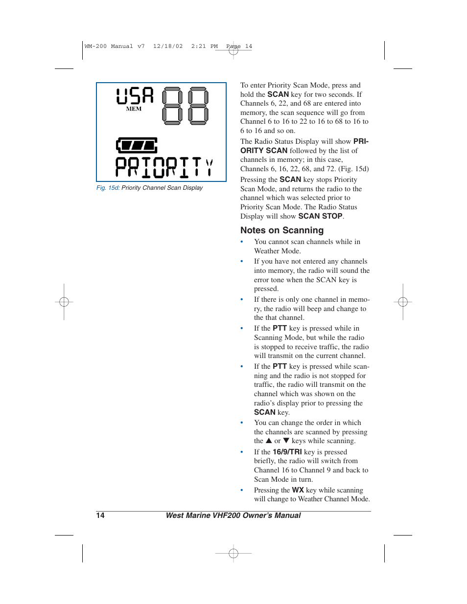 West Marine VHF200 User Manual | Page 14 / 28