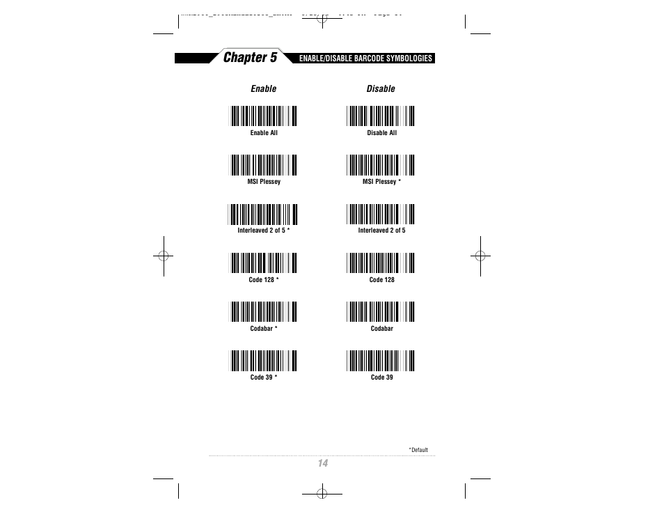 Chapter 5 | Wasp Bar Code WWR2900 User Manual | Page 16 / 44