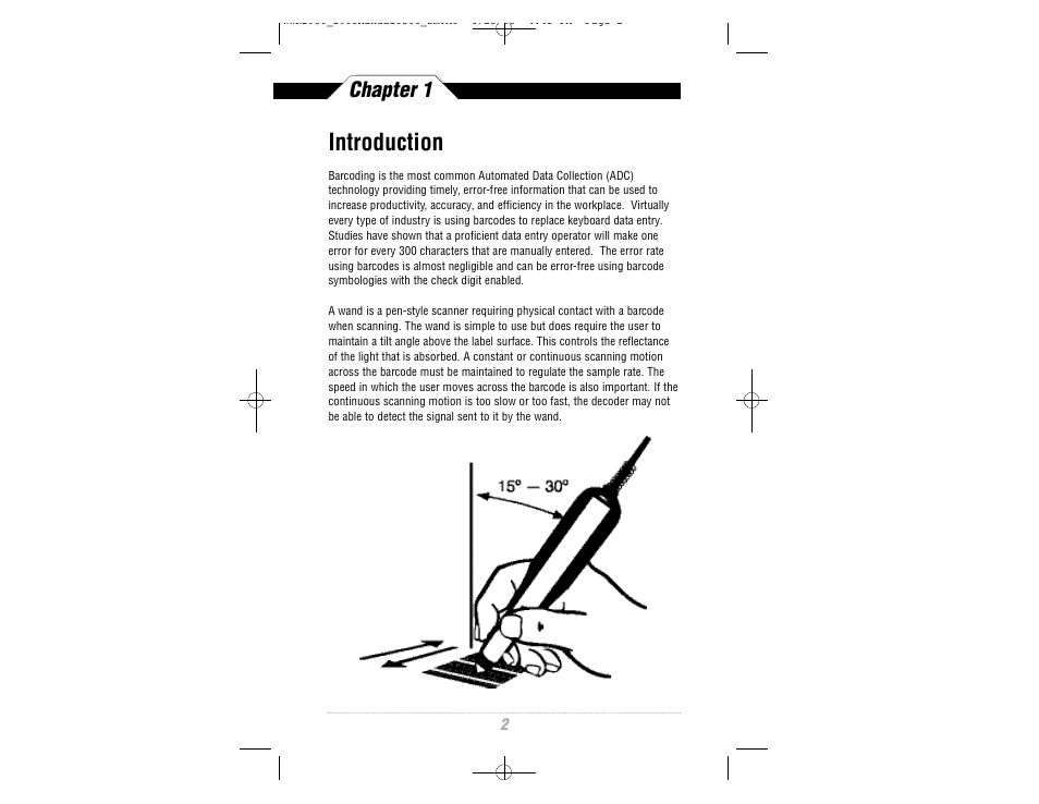 Introduction, Chapter 1 | Wasp Bar Code WWR2900 User Manual | Page 4 / 44