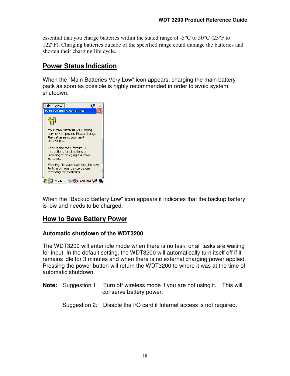 Wasp Bar Code WDT3200 User Manual | Page 18 / 28