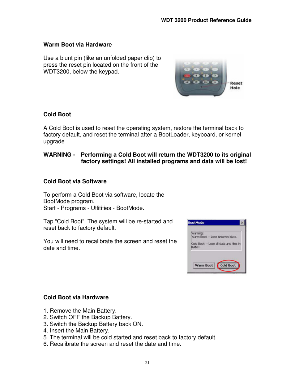 Wasp Bar Code WDT3200 User Manual | Page 21 / 28