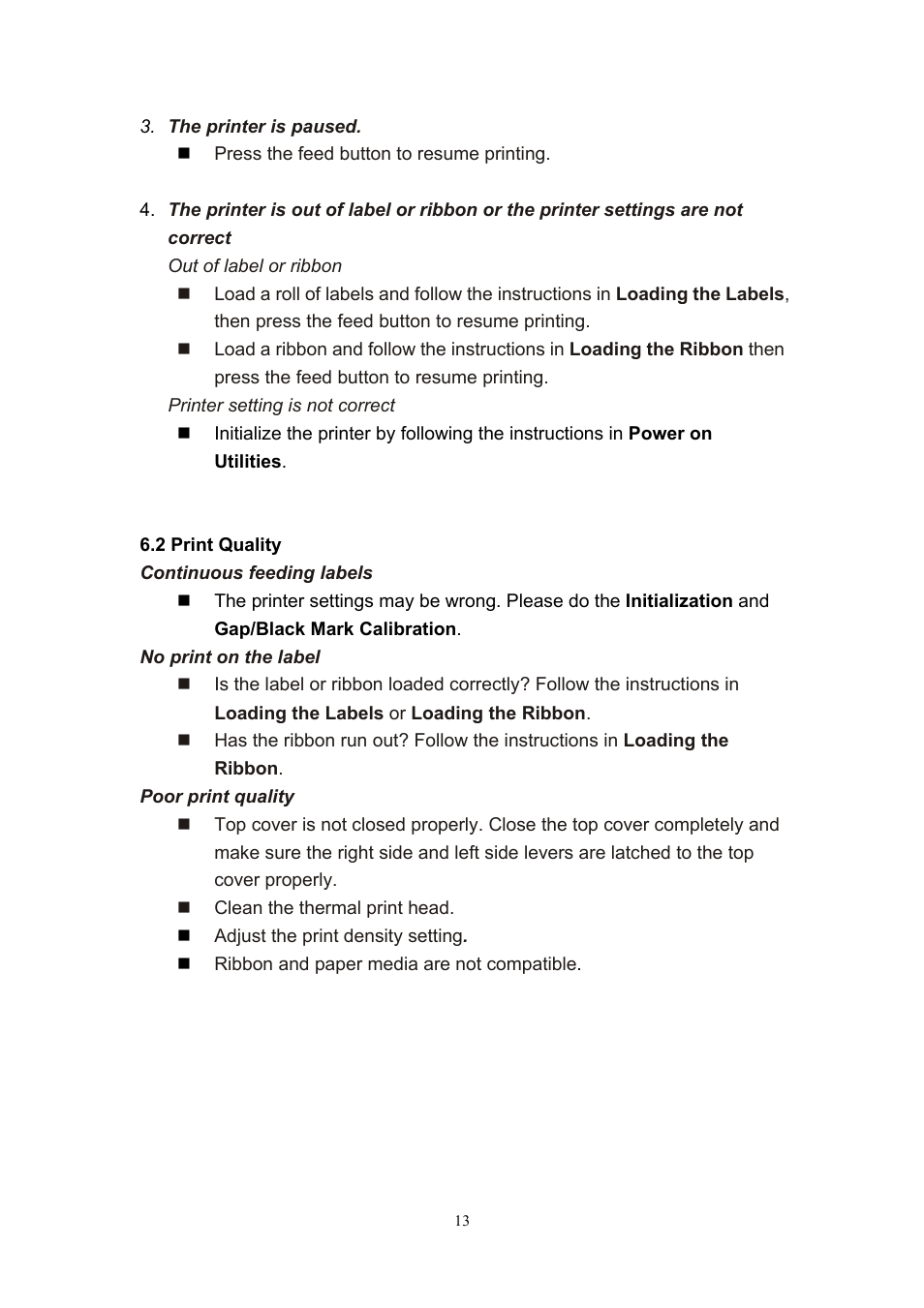 2 print quality | Wasp Bar Code Wasp WPL305 User Manual | Page 15 / 18