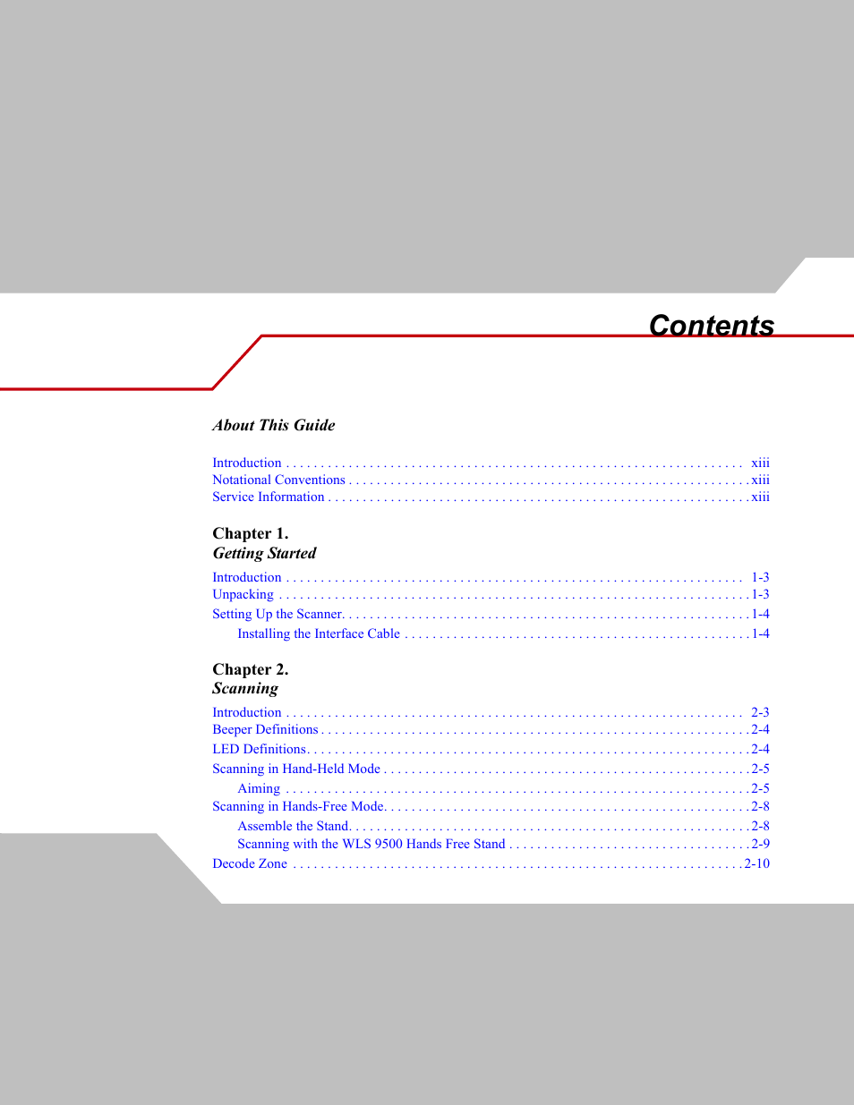 Wasp Bar Code WLS 9500 User Manual | Page 5 / 189