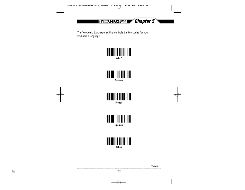 Chapter 5 | Wasp Bar Code CCD Scanner User Manual | Page 13 / 44