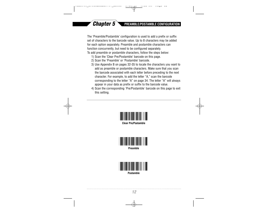 Chapter 5 | Wasp Bar Code CCD Scanner User Manual | Page 14 / 44